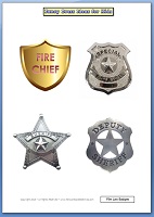 free printabel law badges